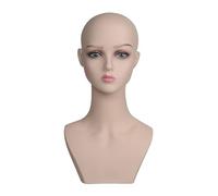Support de perruque portable pour femme - Modèle d'entraînement pour salon de coiffure - Support de perruque portable pour salon de coiffure