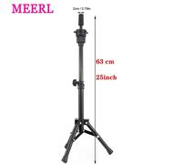 Support De Perruque Réglable En Métal,Mini Trépied,Tête De Mannequin D'entraînement À La Coiffure,Base Coordonnante Pour La Tête De Beurre,Perruque De Nuit - Type 60cm Black