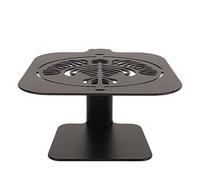 Support de pesée pour café, support de balance en acier au carbone à hauteur réglable avec conception étanche, support de protection pour tige de balance destiné aux machines à caf (Motif Latté Noir)