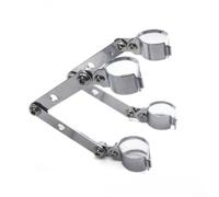 Support de phare de fourche pour fourche avant de moto 28 mm 51 mm Construction en métal Support robuste pour un montage sécurisé et une performance de phare (41 à 51 mm)