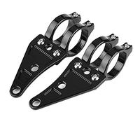 Support de phare de moto | 2pcs support de montage de phare pinces porte-lampe tête fourche 38-41mm/1.5-1.6in pour moto