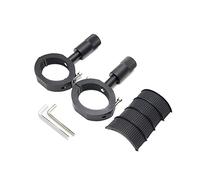 Support de Phare Moto,iSpchen Support Projecteur De Moto Métal Support De Phare Additionnel Pince De Tube De Barre Fixation Universels Support De Fixation Pour Pare-Chocs De Moto,Sismique Kit