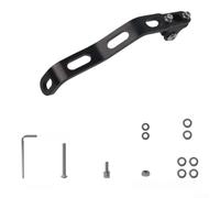 Support de phare pliable pour vélo Brompton pour DAHON, acier inoxydable | Support pour appareil photo, double interface pour lampe et caméra d'action, installation sans outil, ultra léger 63G