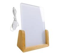 Support De Photo Illuminé Acrylique Sublimé, Décoration Créative Peut Être Utilisé Pour L'Artisanat | Piédestal Lumineux Expose De manière Brillante Les Photos, Une Décoration