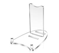 Support de photo transparent réglable pour cadres de 17,8 à 27,9 cm - Chevalet de présentation de plateau de bureau