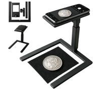 Support de photographie pour pièces de monnaie - Support imprimé 3D pour | Support photo pour pièces de monnaie, support de téléphone vers le bas, trépied de numérisation de bureau
