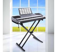 Support de piano pour pianistes amateurs de musique, support pour clavier portable X-Style, support pour organe électrique, double renfort en hauteur réglable