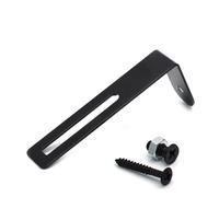 Support de pickguard pour guitare électrique, compatible avec Les Paul, Chrome/Noir/Doré, 63 x 26,5 mm, quincaillerie en métal pour chevalet et cou, vis et écrou inclus