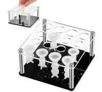 Support de pièces de Jeu - Cadre de Support en résine moulée, Supports acryliques | Outil d'alignement de moules à Quatre Pieds Stable avec Patins antidérapants pour la création de Figurines