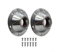 Support de pied de table compatible avec les véhicules récréatifs fabriqué en alliage d'aluminium résistant à l'érosion avec fonctions amovibles et rotatives (argent)