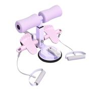 Support de pied pour barre abdominale, double ventouse | Hauteur réglable Assistant d'entraînement de base, équipement de gym à domicile, base antidérapante et coussinet ergonomique pour des pieds