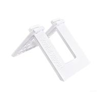 Support de pied pour vélo d'équilibre pour enfants de 25,4 à 30,5 cm, support de stationnement en PVC compatible avec scooters (blanc)