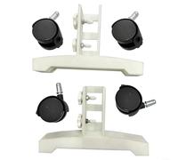 Support de pied réglable avec roues pour chauffage infrarouge, cadre de support mobile robuste, compatible avec les chauffages infrarouges électriques jusqu'à 3 cm d'épaisseur, taille 22 x 12,5 cm