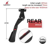 Support De Pied Réglable Pour Vtt,Support De Vélo Électrique,Repose-Pieds De Vélo De Neige,Support De Stationnement T1,Qualité Supérieure,Rapbicycle - Type Béquille Arrière 01