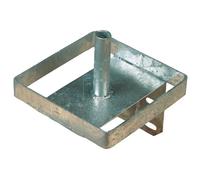 Support de pierre à lécher zingué Kerbl Argenté 20,5x20,5x23,5 cm