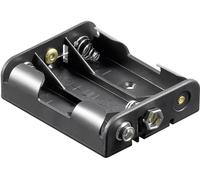 Support de pile 3x LR6 (AA) Goobay 11984 raccordement par empreinte pile 9V (L x l x H) 58 x 48.2 x