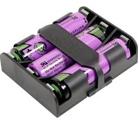 Support de pile 3x LR6 (AA) MPD BK-1280-PC6 raccordement à souder (L x l x H) 60 x 48 x 17 mm 1 pc(s)