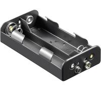 Support de pile 4x LR14 (C) Goobay 11457 raccordement par empreinte pile 9V (L x l x H) 62.5 x 55.8 x 23.5 mm