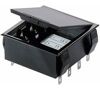 Support de pile 4x LR6 (AA), 6LR61 (9 V) Bopla 46600000 raccordement à souder (L x l x H) 65 x 65 x 21.5 mm