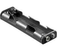 Support de pile 4x LR6 (AA) Goobay 11985 raccordement par empreinte pile 9V (L x l x H) 109 x 32 x 16.2 mm