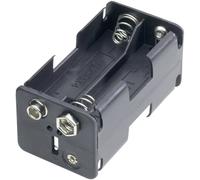 Support de pile 4x LR6 (AA) Goobay 12466 raccordement par empreinte pile 9V (L x l x H) 61.5 x 30 x