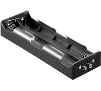 Support de pile 6x LR20 (D) Goobay 10872 raccordement par empreinte pile 9V (L x l x H) 195 x 73.5 x 32.8 mm