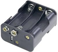 Support de pile 6x LR6 (AA) Goobay 11467 raccordement par empreinte pile 9V (L x l x H) 58 x 28 x 47 mm