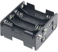 Support de pile 8x LR6 (AA) Goobay 12470 raccordement par empreinte pile 9V (L x l x H) 63 x 58 x 29