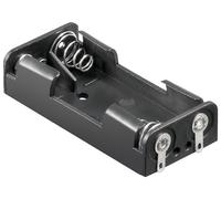 Support de Piles Compatible avec Piles de Forme?: 2 x Micro (AAA) Dimensions?: 53 x 24,5 x 13 mm Connectique?: Bornes à souder Lot de 5