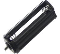Support de piles rond pour 3 piles AA de 1,5 V, Ø 30 mm, boîte cylindrique