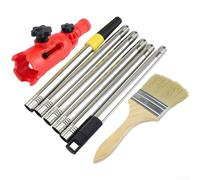 Support de pinceau de peinture - Outil d'extension réglable à 180 degrés - Pince de 39 mm pour brosse à rouleau et grattoir - Construction en nylon - S'adapte aux tiges d'extension pour murs, plafonds