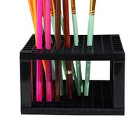 Support de pinceaux d'artiste, support de pinceaux de peinture artistique, support de pinceau de peinture multifonctionnel, porte-stylo d'artiste à 96 trous, organisateur de crayons pour stylos,