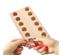 Support de pinces - Base de rangement en bois avec plusieurs compartiments - Système de rangement pour travaux de perles, pour garage, atelier, établi, armoire, mécanicien et atelier de service