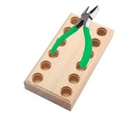 Support de pinces - Support de pinces en bois avec plusieurs fentes - Organisateur d'outils pour garage, placard, mécanicien, service, construction, atelier