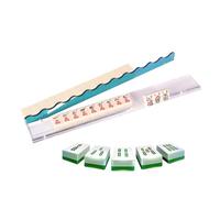 Support de pions Mahjong - Support de pions - Support transparent anti-rayures avec curseur magnétique amovible - Design intégré pour une présentation stable des pierres