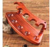 Support de Pipe à Tabac en Bois pour 5 Pipes à Tabac, Pipe à Fumer en Bois Faite à La Main Adapté à la Plupart des Pipes, Accessoires pour Fumeurs Porte-Pipe, Cadeaux pour Fumeurs