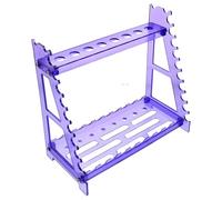 Support de Pipettes Portable Démontable en Ps pour Laboratoire | Base Stable, Rangement Organisé, Changements Rapides, Usage en Enseignement et Recherche, Pourpre