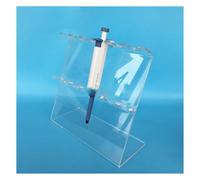 Support de pipettes transparent, cadre en Z, 6 pièces, pipette simple, épaisseur 5 mm