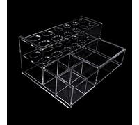 Support de placement en résine composite acrylique pour seringues - Distributeur de seringues - Organisateur à coller - Boîte de rangement - Distributeur composite - Applicateur