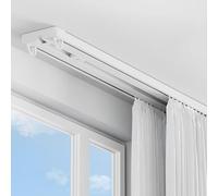 Support de plafond à double rail ain Ra- 70-600 cm / 2.2-19.6ft - Double tringle pour cloisons de séparation de pièce coulissantes Design contemporain facile à installer