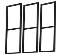 Support de plafond carré en tube de 30 cm x 60 cm, étagère suspendue en métal à 2 couches avec kit de vis d'installation pour cuisine, solution de rangement peu encombrante