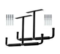 Support De Plafond De Garage, Supposrt De Rangement Pour Garasge,Ssupport De Rangement Pour Garage Robuste En Forme De T | Support De Vélo De Plafond En Acier Solide, Cintres De Vélo, Crochets D'échel