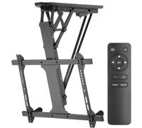 Support de plafond électrique incl. télécommande 35kg 32-70" pour toit incliné
