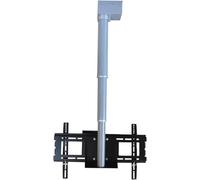 Support de plafond électrique pour TV à hauteur réglable avec télécommande (120 cm) Support de plafond pour TV In tion prend en charge les téléviseurs à écran plat Design gain de place