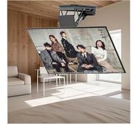 Support de plafond motorisé pour écrans de 50 à 90 pouces - Support de levage réglable pour téléviseur télécommandé - Montage mural et plafond - Parfait pour home cinéma - Design compact