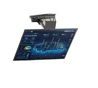 Support de plafond motorisé pour TV - Réglable avec télécommande pour grands écrans, solution de levage automatique pour home cinéma