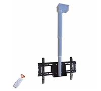 Support de plafond motorisé télécommandé à distance pour téléviseurs LED 66" 70" Rotation à 90° Parfait pour le cinéma maison et les solutions d'économie d'espace.