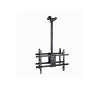 TooQ Support de plafond LPCE2286TSLI-B 2 écrans 43-86" inclinable 180° 50kg VESA 600x400 Noir