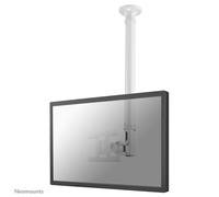 Neomounts Support d'écran pour plafond FPMA-C100WHITE 25,4–76,2 cm blanc réglable inclinable rotatif