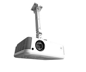 Support de plafond pour projecteur laser Optoma GT2000HDR, W400LVe, ZW350e, H190X, parfaitement préparé pour les installations home cinéma haut de gamme (pour Optoma GT2000HDR, W400LVe, ZW350e, H190X)